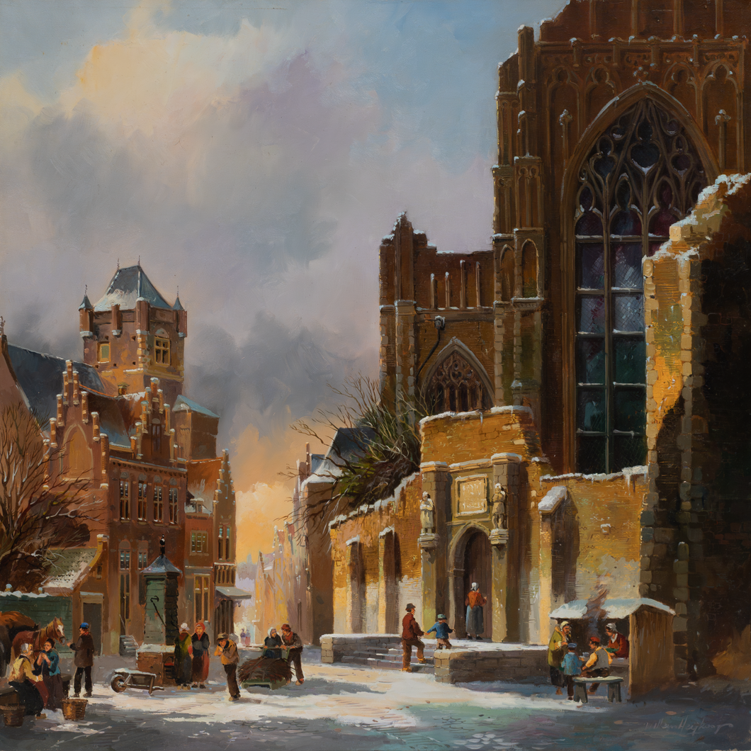 VILLE HOLLANDAISE EN HIVER