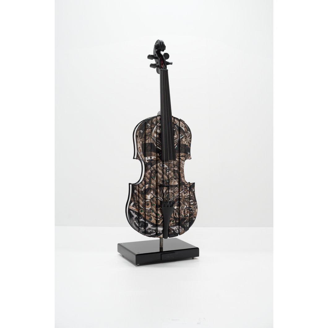 VIOLON CADRAN HORLOGERIE MARRON