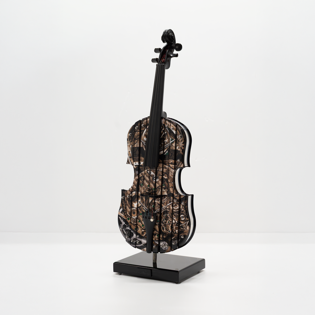 VIOLON CADRAN HORLOGERIE MARRON