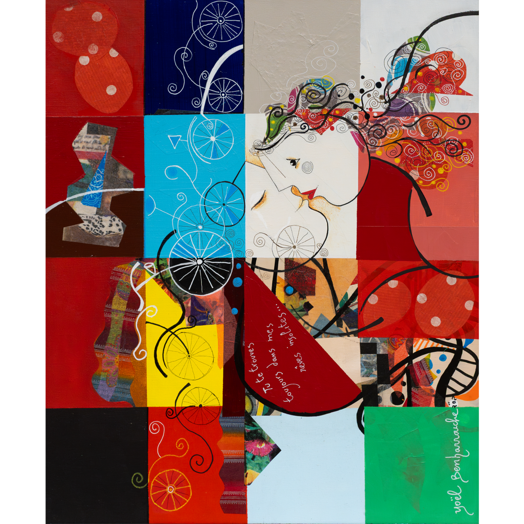 TU TE TROUVES TOUJOURS DANS MES RÊVES INSOLITES HABILLÉE EN BLEU